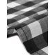 thumbnail image 5 of Vestido Maxi Casual de Verano con Bolsillos y Mangas Cortas Acampanadas de Cuello Redondo a Cuadros de Pascua para Mujer de Talla Grande de Agnes Orinda, Línea A, 3X Negro, 5 of 5