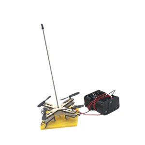 Magideal - Kit De Construcción De Juguetes De Drones De Madera De Bricolaje Juguete Fácil De Ensamblar El Kit De Experimentos Educativos Para La Enseñanza De Las
