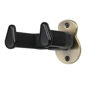 Genérico - Soporte De Pared Para Guitarra, Para Bajo, Mandolina, Guitarras Eléctricas Acústicas, Color Dorado