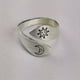thumbnail image 4 of 925 Silver Plated Retro Daisy Ring - Perfect for Weddings & Gifts!, 4 of 4