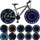 thumbnail image 3 of 2 Piezas De Neumáticos Recargables Led Luces De La Rueda De La Bicicleta Luces Impermeables De La Bicicleta 30 Patrones De Luces De Neumáticos De Ciclismo Para Niños Adultos Paseo Nocturno, 3 of 3