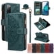thumbnail image 1 of Para Samsung Galaxy S20 FE 5G Funda Tipo Billetera, 9 Ranuras para Tarjetas Bloqueo RFID Bolso Cruzado Cubierta de Cuero, Bolsillo con Cierre, Correa de Muñeca y Hombro Desmontable, Funda Protectora, 1 of 11