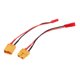 thumbnail image 1 of 1 par XT60 al conector de enchufe de JST con 13.3cm Cable Wire 22AWG macho / hembra, 1 of 3