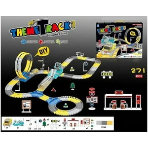 Total Upgrate - Juguete Pista De Camión Con Giro 360° 165 Piezas Infantil