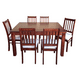 thumbnail image 4 of Juego de Comedor Milan 6 Sillas Nogal Mesa 1.6 Rectangular Madera, 4 of 5