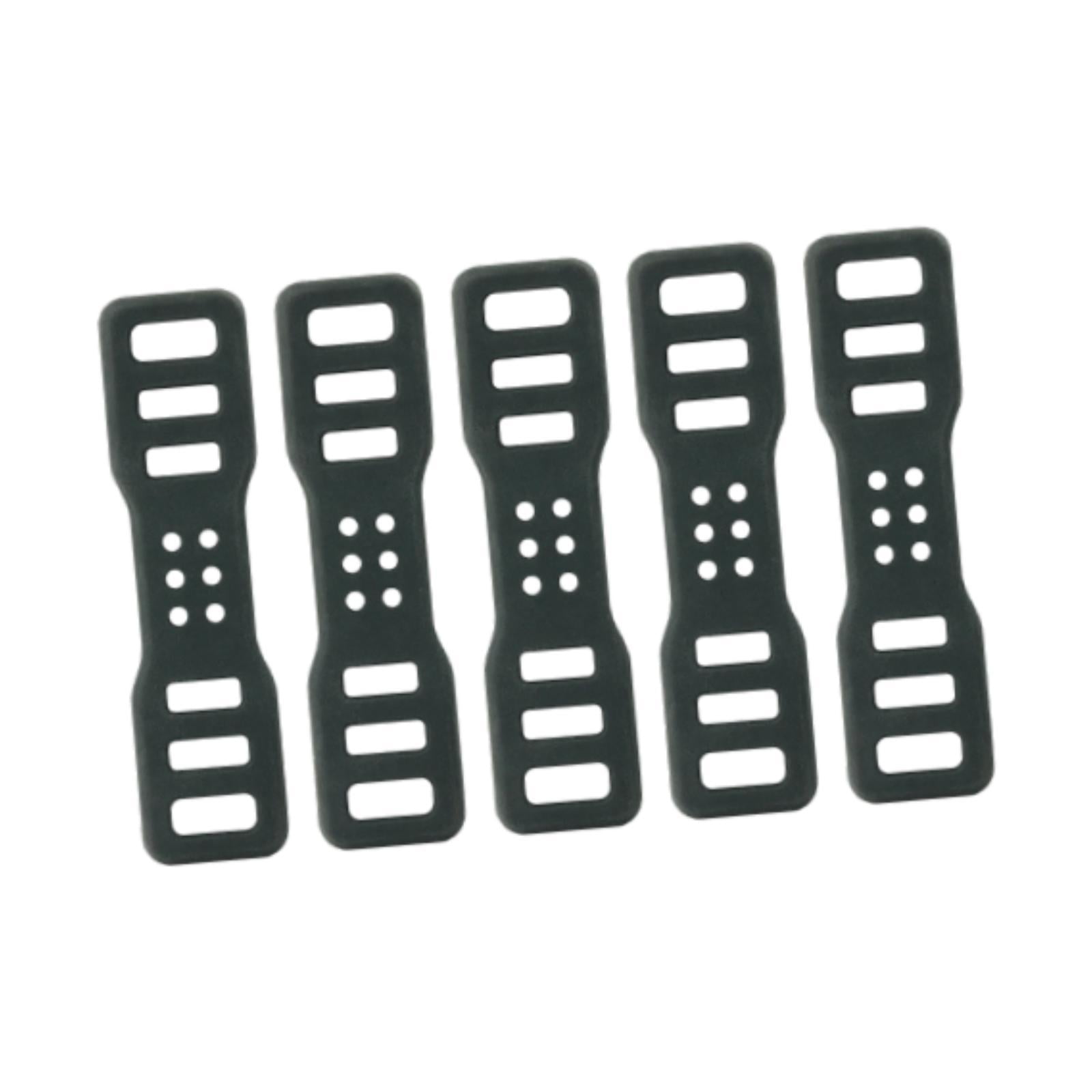 Magideal - 5/10 Piezas De Accesorios Para Bicicleta, Correa De Montaje De Bicicleta Negra Fácil De Usar, Bandas De Goma Para Grabadora De Conducción, Altavoz De 5 Piezas