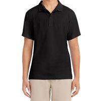 Polo Izod Short Sleeve Performance Para Hombre, Color Negro