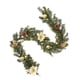 thumbnail image 1 of Guirnalda Navideña De Flores Artificiales Para Centros De Mesa De Jardín Y Hogar, Color Dorado, 1,8 M, 1 of 3