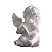 Magideal - Estatua De Ángel, Regalo, Lectura, Libro, Escultura Para Estantería, Interior, Oficina