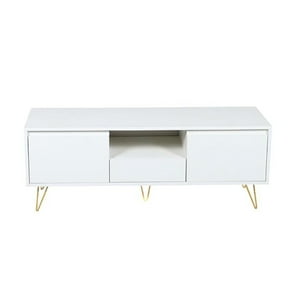 Klik Muebles - Rack De Tv O Buffet Con Cajones Simply White