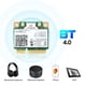 thumbnail image 4 of Tarjeta WiFi REKONG 7260AC Half Mini PCIe de doble banda 2x2 BT4.0, 4 of 6