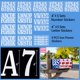 thumbnail image 2 of Números y Letras Reflectantes para Buzón de 4" - 132 Piezas, Adhesivos Autoadhesivos Resistentes al Agua para Exterior, Vinilo Blanco para Dirección en Puertas, Casas, Autos y Contenedores de Basura, 2 of 7