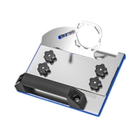 Magideal - Soporte De Corte De Biselado De Azulejos De 45 Degree, Acero Inoxidable Para Amoladora Tipo 100, Accesorio De Herramienta Útil De Fácil Instalación Sin Hoja De Sierra