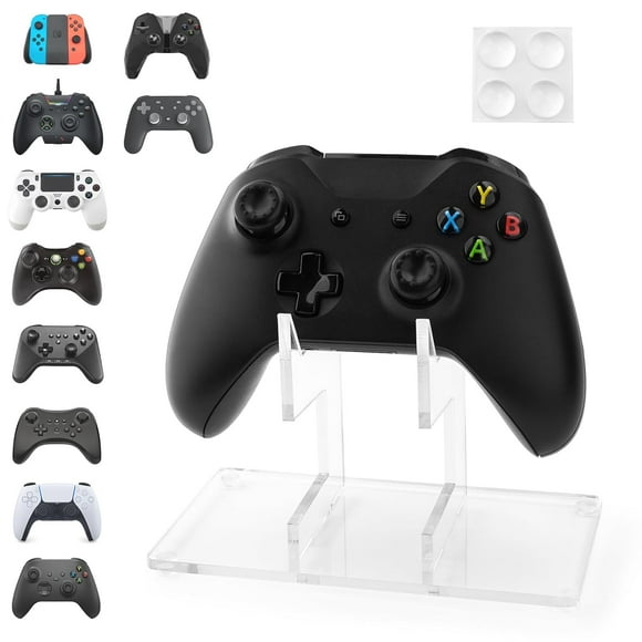 Soporte de mando universal para Xbox Series X, Xbox 360, Ps5, Ps4, Switch,Steam Controller, Desktop Computer Game Controller, Transparent Controller Display Stand-1-tier