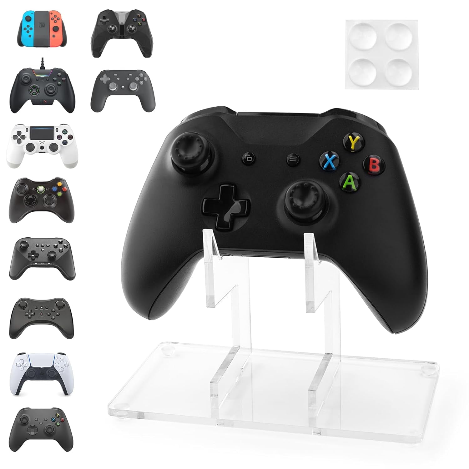 Genérico - Soporte De Mando Universal Para Xbox Series X, Xbox 360, Ps5, Ps4, Switch,steam Controller, Desktop Computer Game Controller, Transparent Controller Display Stand-1-tier