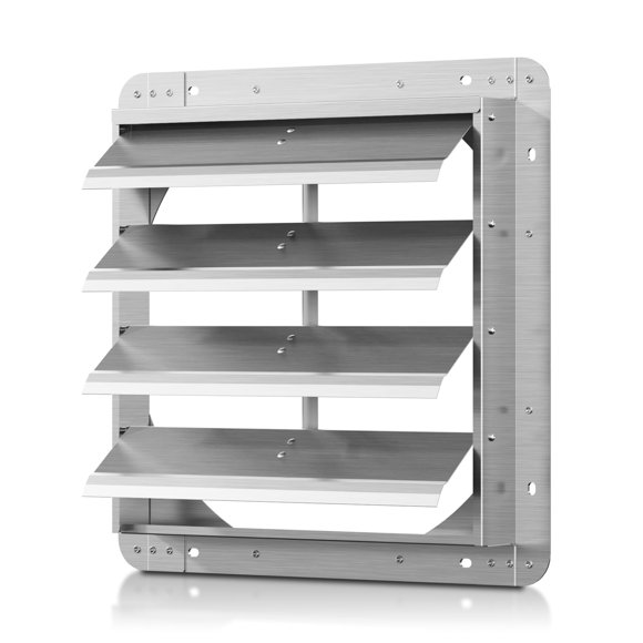 Ventilación de persiana automática galvanizada HYITCL 46 cm