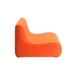 thumbnail image 3 of Sofa Komodo 3c Felpa Naranja, 3 of 4