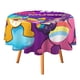 thumbnail image 1 of Los Osos Cariñosos Mantel Redondo con Estampado Icónico de Temática, Se Adapta a la Mayoría de Mesas, Fácil de Cuidar, Regalo Perfecto para Aficionados, Amigos y Familia.152cm, 1 of 5