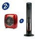 thumbnail image 1 of Pack Chimenea Electrica Htv 200r + Termoventilador Vintage Rojo Ht Retro 2000r, 1 of 12