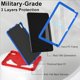 thumbnail image 2 of Funda para iPad Nitupai para niños de décima generación con soporte para bolígrafos, rojo y azul, 2 of 7
