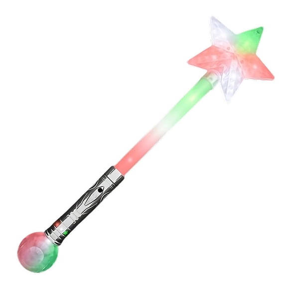 Wand Blinkee, espectacular cristal con forma de estrella mágica iluminada de tamaño gigante