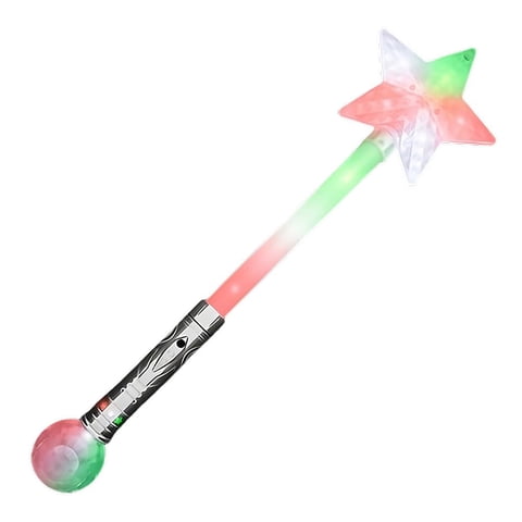 Wand Blinkee, Espectacular Cristal Con Forma De Estrella Mágica Iluminada De Tamaño Gigante