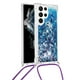 thumbnail image 3 of Funda FOXDOCK para Samsung Galaxy S21 Ultra con Cuerda Ajustable, Brillo Líquido, Protección Antigolpes y Lente – Ideal para Regalo, 3 of 6