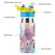 thumbnail image 3 of Baby Riki Botella de Agua con Tapa Pop Top de Un Toque, Acero Inoxidable, a Prueba de Fugas, para Deportes, Botella Infantil azul 12 oz, 3 of 6