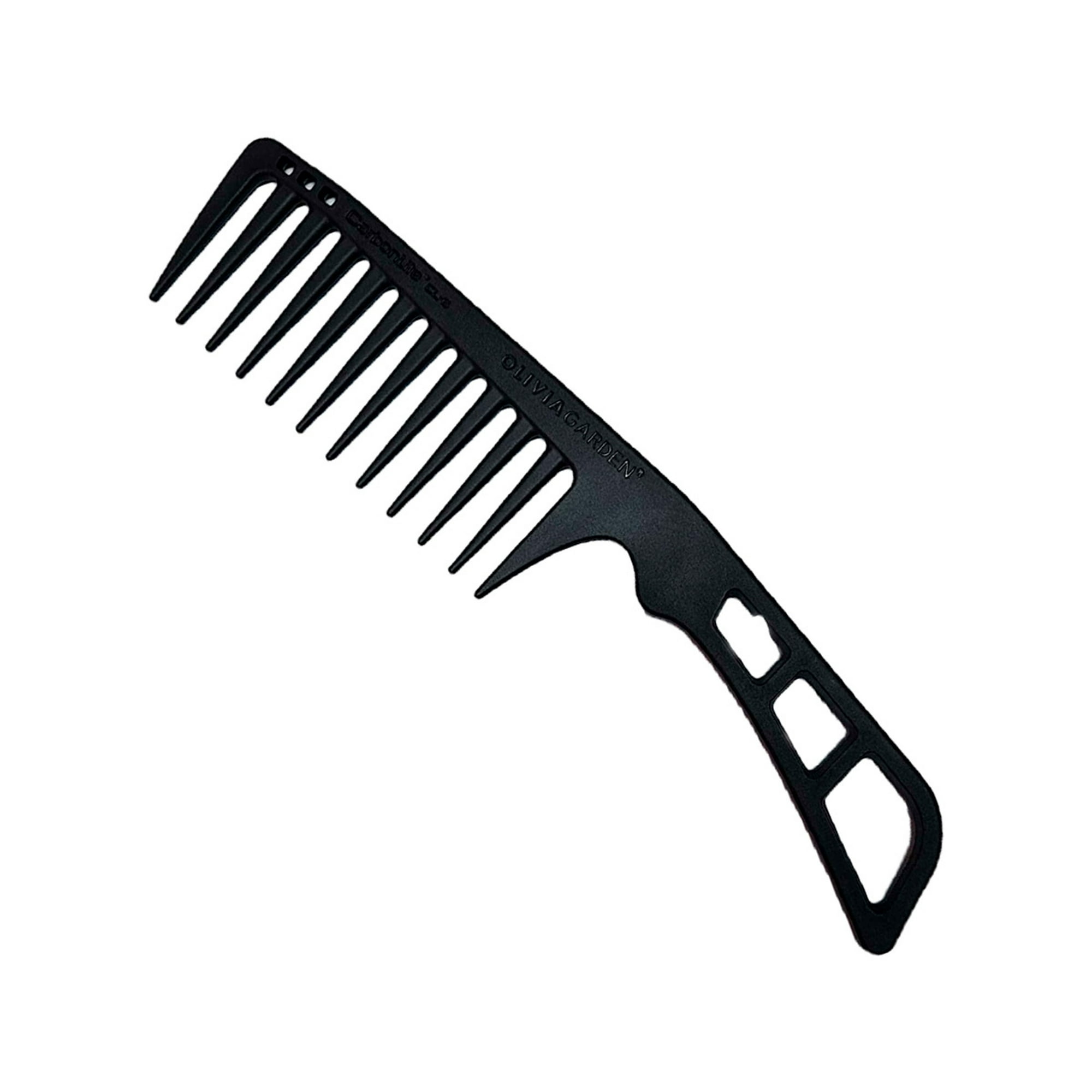 Olivia Garden - - Peine Carbon Diente Extra Ancho Ergonomico