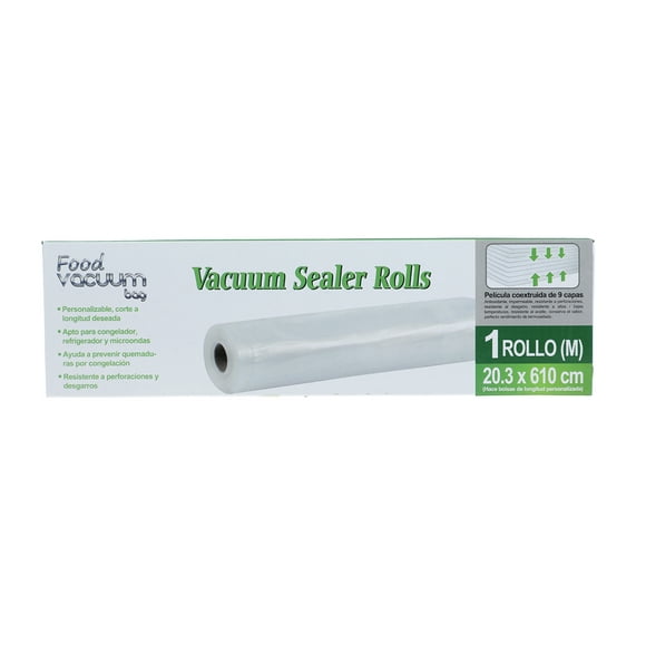 1 Rollo Film de 6,1 metros para Selladora al Vacio FVB
