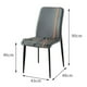 thumbnail image 2 of Silla de comedor Capitone Gris Pack x4 ecocuero acolchado, patas de fierro, 2 of 9