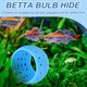 thumbnail image 5 of Uxcell Betta Bulb Hide, Accesorios para Tanques de Bettas con Ventosas Decoración de Acuario para Peces, (1Pcs, Azul), Destinado para Peces Pequeños / Camarones / Guppy, 5 of 6