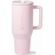 thumbnail image 2 of HydroJug Traveler - 32 oz Water Bottle with Handle & Flip Straw - Fits in Cup Holder, Leak Resistant Tumbler-Reusable Insulated Stainless Steel & Rubber Base - Gifts for Women & Men, 2 of 3