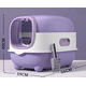 thumbnail image 2 of Arenero Gato Roro Caja De Arena Cerrada Baño Sanitario Gatos Roro Color Violeta - 1000246, 2 of 3