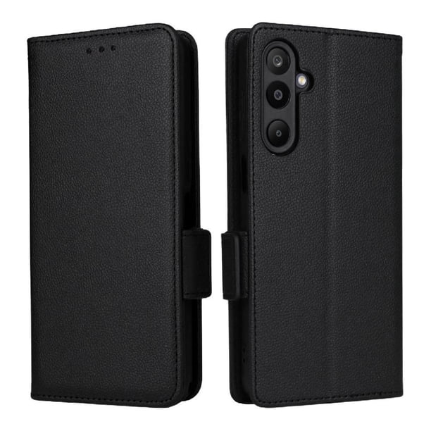 Funda Cartera para Samsung Galaxy F16 5G Tapa Flip con Ranuras y Soporte Negro