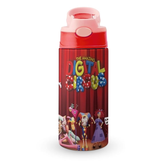 Botella de Agua Infantil Desmarcar The Amazing Digital Circus Rosa 12 oz