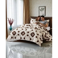 Mym Decohogar - Cubrecama Chiporro Diseño Jacquerd Suave Y Abrigador 2 Plazas