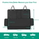 thumbnail image 2 of Funda de asiento de coche para perros ANOSOSPECIAL para asiento trasero a prueba de agua, 2 of 7
