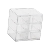 Magideal - Mini Cajón Organizador Para Escritorio, Pequeño Organizador Con Cajones Para Mujeres Y Niñas, Caja De Almacenamiento De Joyas, Organizador De Cuentas 6 Cajones