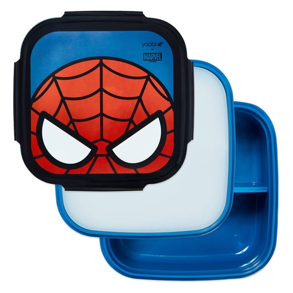 Bento Box Yoobi x Marvel Spider-Man con 3 compartimentos y bolsa de hielo