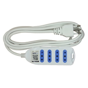 Zapatilla Eléctrica 4 Tomas Blanco 3 Mts Philco - Sello Sec