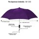 thumbnail image 5 of Paraguas de viaje StrombergBrand Spectrum Popular Style 42 Púrpura, 5 of 5