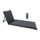 thumbnail image 3 of Silla De Suelo Con Respaldo Silla De Camping Para Monta?ismo Patio Conciertos Gris 39cmx40cmx78cm, 3 of 5