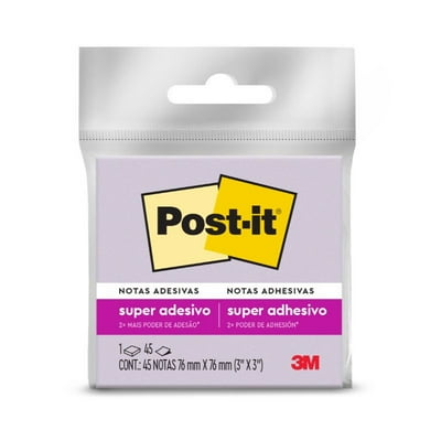 Nota Adhesiva Post-It Super Sticky Morado 76X76Mm 45 Hojas Post It