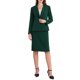 thumbnail image 1 of INSPIRE CHIC Conjunto de Falda de Traje de 2 Piezas para Mujer Blazer Formal de Negocios y Falda Lápiz L Verde, 1 of 5
