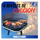 thumbnail image 3 of Parrilla A Carbon Circular 4 Niveles Con Ruedas Negro, 3 of 5