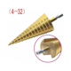 thumbnail image 5 of "Set 3 Broca Conica Belug  Escalonada 4 A 32 Mm Paso A Paso doradas ", 5 of 5