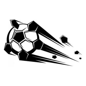 Rienda Libre Graphics - Decomural Flying Football Ball Sports Ws-15316