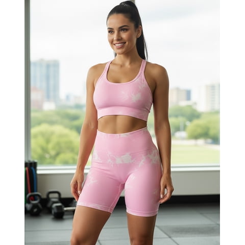 Flix - Conjunto Deportivo Mujer Tie Dye Push Up Fitness