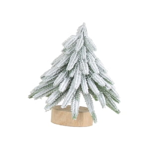 Bothyi - Árbol De Navidad Artificial De Mesa, Árbol De Navidad Congregado En Miniatura Para Navidad Con Nieve Blanca S